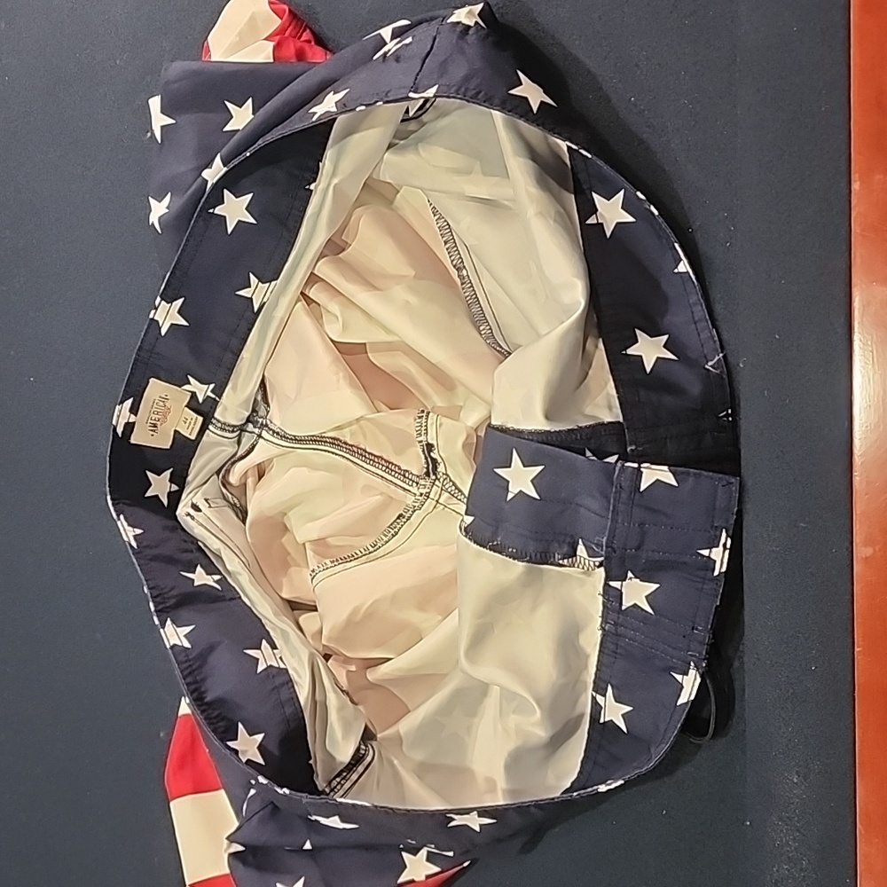 Mens American Legacy American Flag Swim Trunks Swimwear - Picture 4 of 6